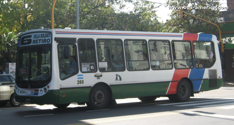 Agrale MT 12.0 LE - Metalpar Tronador - NUDO
¿HCX 776?

Línea 6 (Buenos Aires), interno 260
