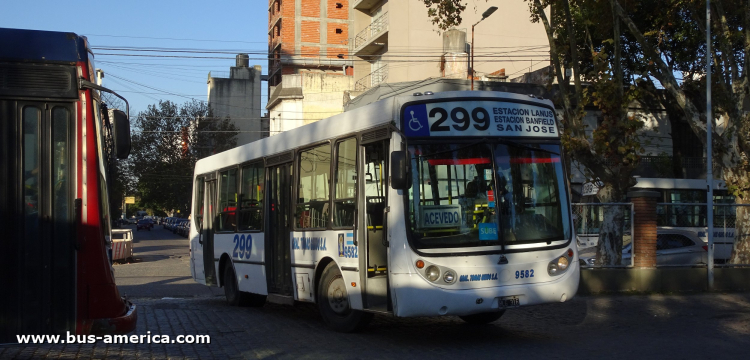 Agrale MT 12.0 LE - Metalpar Tronador - Gral. Tomás Guido
HIG 316

Línea 299 (Prov. Buenos Aires), interno 9582
