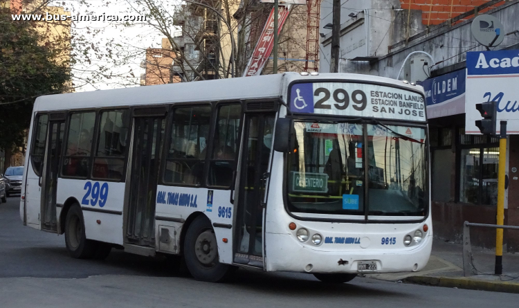 Agrale MT 12.0 LE - Metalpar Tronador - Gral. Tomás Guido
HHY 222

Línea 299 (Prov. Buenos Aires), interno 9615
