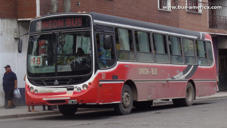 Agrale MA 15.0 - Metalpar Tronador - Unión Bus
HHU 755

Línea 14B (S.S.Jujuy), interno 323
