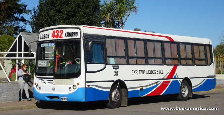 Mercedes-Benz OF 1418 - Metalpar Tronador - Exp. Emp. Lobos
JFV 220
[url=https://bus-america.com/galeria/displayimage.php?pid=56649]https://bus-america.com/galeria/displayimage.php?pid=56649[/url]

Línea 432 (Prov. Buenos Aires), interno 38
