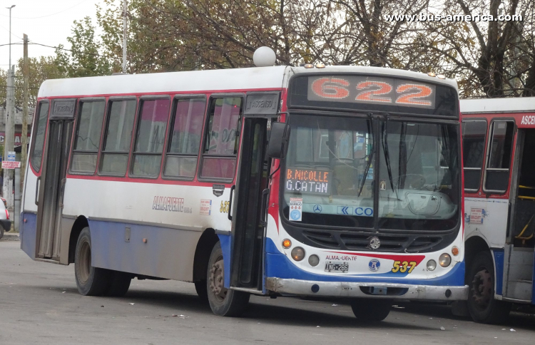 Mercedes-Benz OF 1418 - Metalpar Tronador - Almafuerte
ING 286

Línea 622 (Pdo. La Matanza), interno 537
