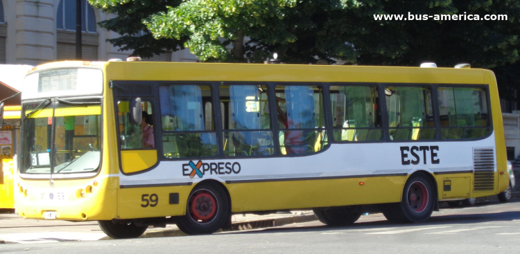 Mercedes-Benz OH 1315 L SB - Metalpar Tronador - Expreso
GEI 8¿?

Línea Este (503, Partido de La Plata) recorrido 61, interno 59
