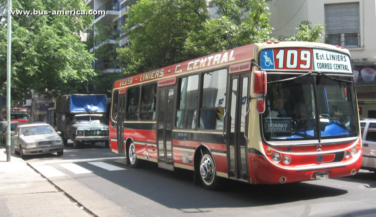 Mercedes-Benz OH 1315 L SB - Metalpar Tronador - Nueve de Julio
GVJ 824

Línea 109 (Buenos Aires), interno 42
