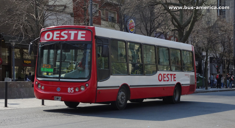 Mercedes-Benz OH 1315 L SB - Metalpar Tronador - Nueve de Julio
HVT 144

Línea Oeste 23 (504 - Pdo. La Plata), interno 85
