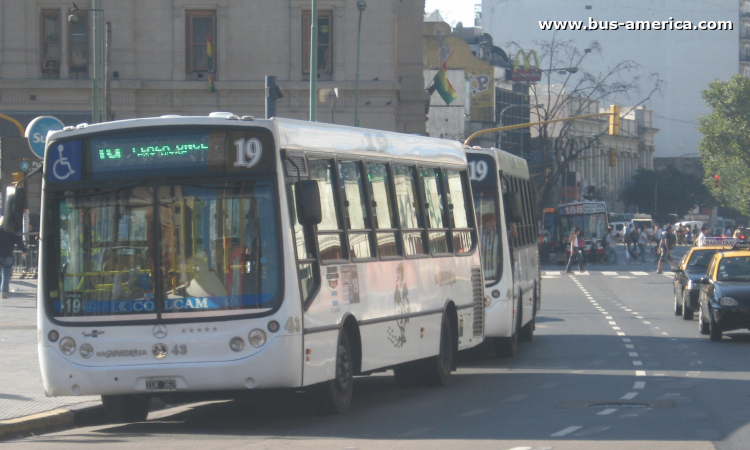 Mercedes-Benz OH 1315 L SB - Metalpar Tronador - M.O.Saavedra
IGK 362

Línea 19 (Buenos Aires), interno 43
