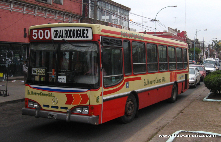 Mercedes-Benz OH 1621 L - Metalpar Fenix - El Nuevo Ceibo
CZJ 534

Línea 500 (Pdo. Gral. Rodriguez), interno 8
