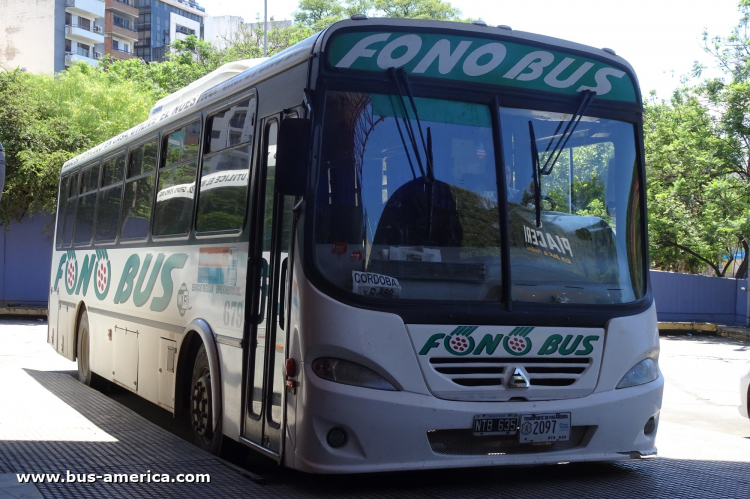 Agrale MA 15.0 - Galicia Orensano - Fono Bus
NTB 635

Fono Bus (Prov. Córdoba), interno 679, patente provincial 2097
