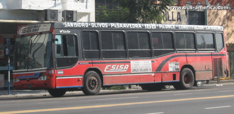 Mercedes-Benz OH 1721 L SB - Marcopolo Viale - ESISA
Línea 168 (Buenos Aires), interno 80
