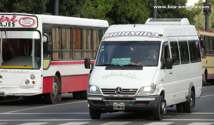 Mercedes-Benz Sprinter 413 CDI - LIM
GUC 077

LIM (Buenos Aires), interno 373
