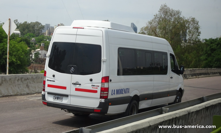 Mercedes-Benz Sprinter 515 CDI - La Morenita
NFD 535
[url=https://bus-america.com/galeria/displayimage.php?pid=67793]https://bus-america.com/galeria/displayimage.php?pid=67793[/url]

La Morenita (Prov.Sgo. del Estero)
