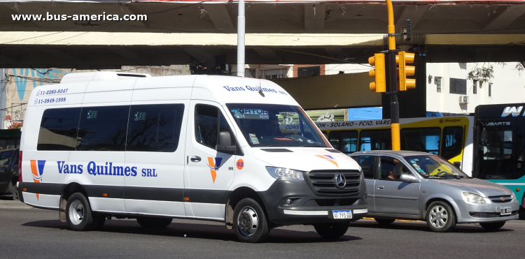 Mercedes-Benz Sprinter 516 CDI - Vans Quilmes , Nortur
AF 795 GQ
[url=https://bus-america.com/galeria/displayimage.php?pid=69627]https://bus-america.com/galeria/displayimage.php?pid=69627[/url]
[url=https://bus-america.com/galeria/displayimage.php?pid=69628]https://bus-america.com/galeria/displayimage.php?pid=69628[/url]

Vans Quilmes (Buenos Aires), interno 43
