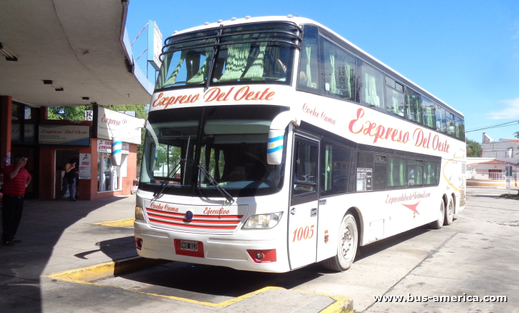 Scania K 380 - José Troyano Calixto Doble Piso - Exp. Del Oeste
HHX 612
[url=https://bus-america.com/galeria/displayimage.php?pid=66405]https://bus-america.com/galeria/displayimage.php?pid=66405[/url]

Exp. Del Oeste, interno 1005
