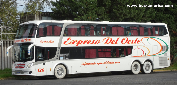 Scania K 400 B - José Troyano Calixto Doble Piso - Exp. Del Oeste
AA 568 OD
[url=https://bus-america.com/galeria/displayimage.php?pid=66386]https://bus-america.com/galeria/displayimage.php?pid=66386[/url]
[url=https://bus-america.com/galeria/displayimage.php?pid=66387]https://bus-america.com/galeria/displayimage.php?pid=66387[/url]

Exp. Del Oeste, interno 120
