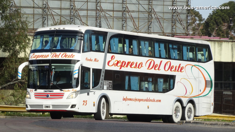Scania K 410 - J.Troyano Calixto - Exp. del Oeste
MVJ 193
[url=https://bus-america.com/galeria/displayimage.php?pid=42457]https://bus-america.com/galeria/displayimage.php?pid=42457[/url]

Expreso del Oeste, interno 75
