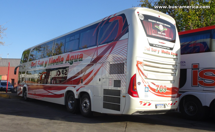 Scania K 440 B - J.Troyano Theia - Del Sur y Media Agua
AF 419 IZ

Del Sur y Media Agua, interno 709
