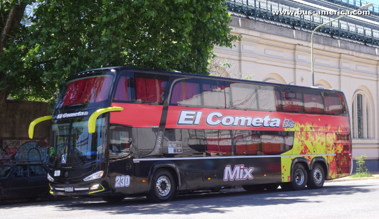 Scania K 450 - Autocar Troyano Theia Doble Piso - El Cometa Bis 
AH 586 FO

El Cometa Bis, interno 230
