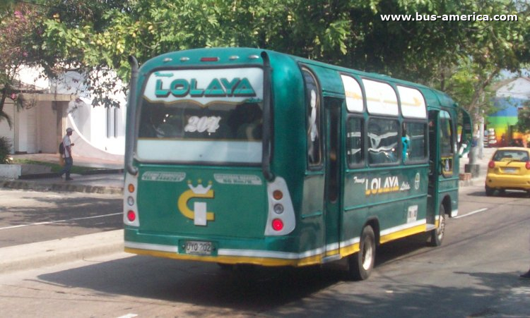 C.Independiente - Lolaya
UYQ-202

Ruta "Zoológico" (Barranquilla), unidad 204
