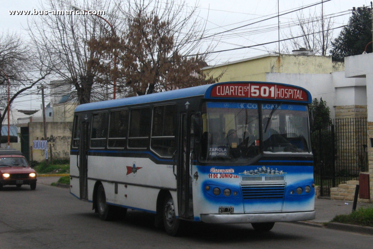 Mercedes-Benz OF 1215 - San Juan - 11 de Junio
WYF 734 - ex patente D.042352

Línea 501 (Pdo.Luján), interno 4
