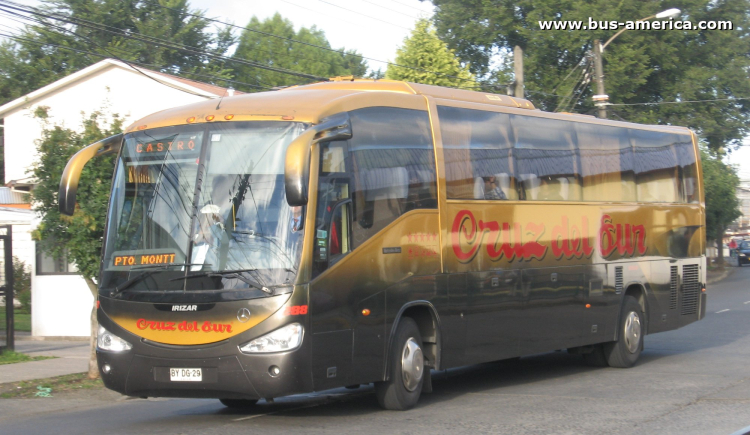Mercedes-Benz O 500 RS - Irizar New Century (en Chile) - Cruz Del Sur
BY-DG-29

Cruz del Sur, unidad 288
