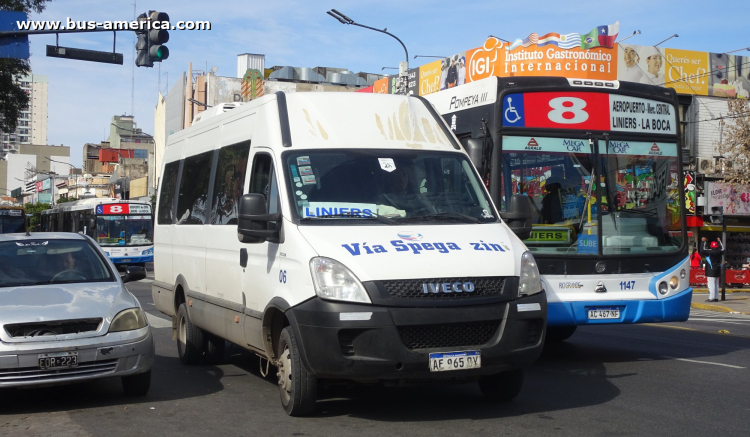 Iveco Daily 50C17 Vetrato (en Argentina) - Vía Spegazzini
AE 965 QY

Vía Spegazzini (Buenos Aires), interno 06
