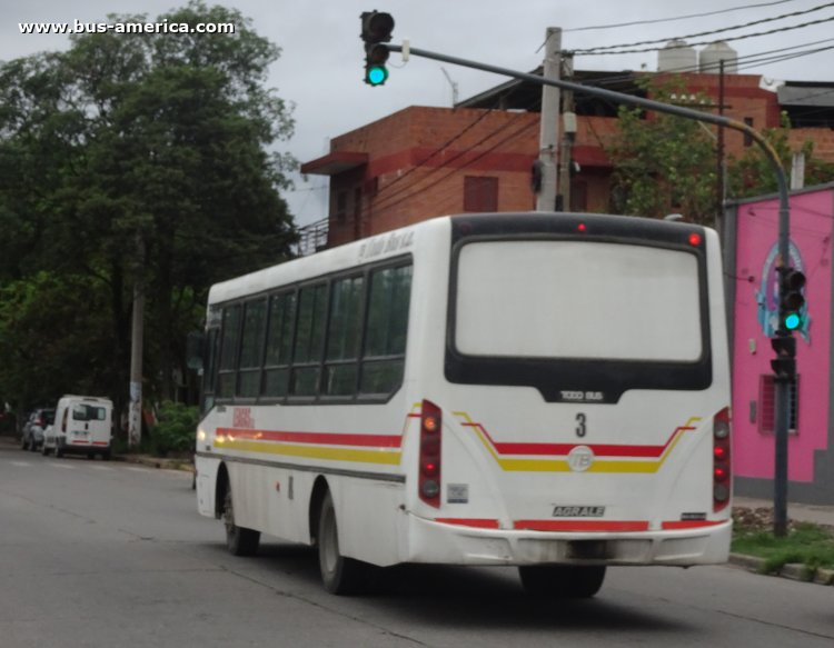 Agrale MA 15.0 - Todo Bus San Telmo II - Leagas
Línea 110 (Prov.Tucumán), interno 3
