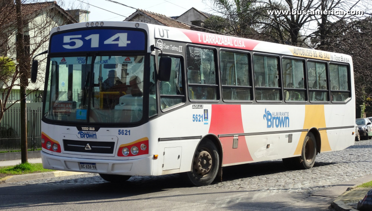 Agrale MA 15.0 - Todo Bus San Telmo II - UT Larrazabal , Autobuses Bs.As.
AC 616 YA

Línea 514 (Pdo. Alte. Brown), interno 5621
