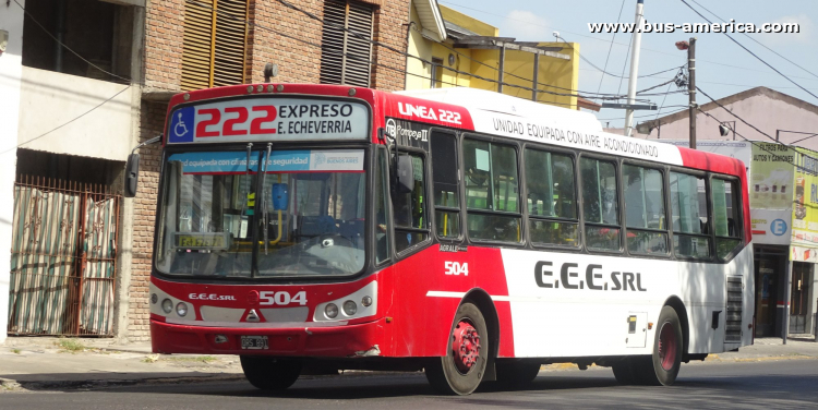 Agrale MT 15.0 - Todo Bus Pompeya II - EEE
ORS 891
[url=https://bus-america.com/galeria/displayimage.php?pid=51377]https://bus-america.com/galeria/displayimage.php?pid=51377[/url]

Línea 222 (Prov. Buenos Aires), interno 504
