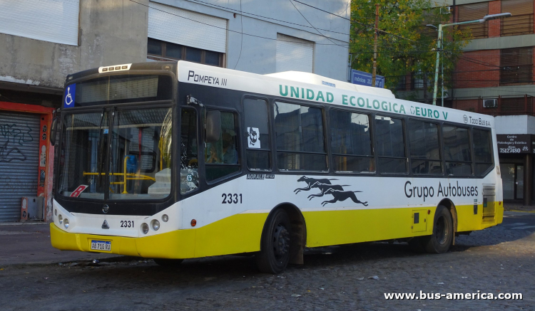 Agrale MT 15.0 LE - Todo Bus Pompeya III - Grupo Autobuses
AB 710 RU

Línea 552 (Pdo. Lomas de Zamora), interno 2331
