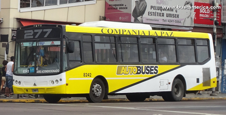 Agrale MT 15.0 LE - Todo Bus Pompeya II - Cía. La Paz , Autobuses
NXI 036

Línea 277 (Prov. Santa Fe), interno 8242
