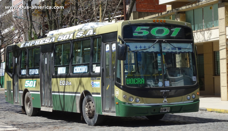 Agrale MT 15.0 LE - Todo Bus Pompeya II - EQU
OSD 315

Línea 501 (Pdo. A.Brown), interno 36
