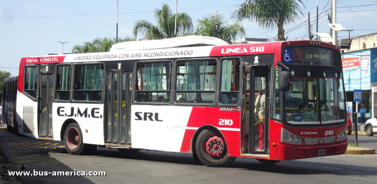 Agrale MT 15.0 LE - Todo Bus Pompeya II - EJME
OPI 852

Línea 518 (Pdo. Ezeiza), interno 210
