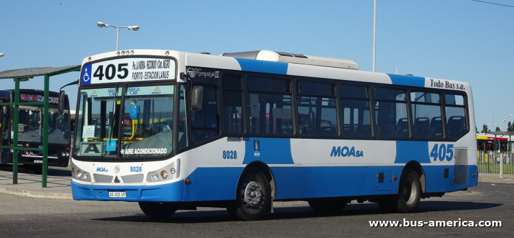 Agrale MT 15.0 LE - Todo Bus Pompeya II - MOA
AA 405 VP
[url=https://bus-america.com/galeria/displayimage.php?pid=52546]https://bus-america.com/galeria/displayimage.php?pid=52546[/url]

Línea 405 (Prov. Buenos Aires), interno 8028
