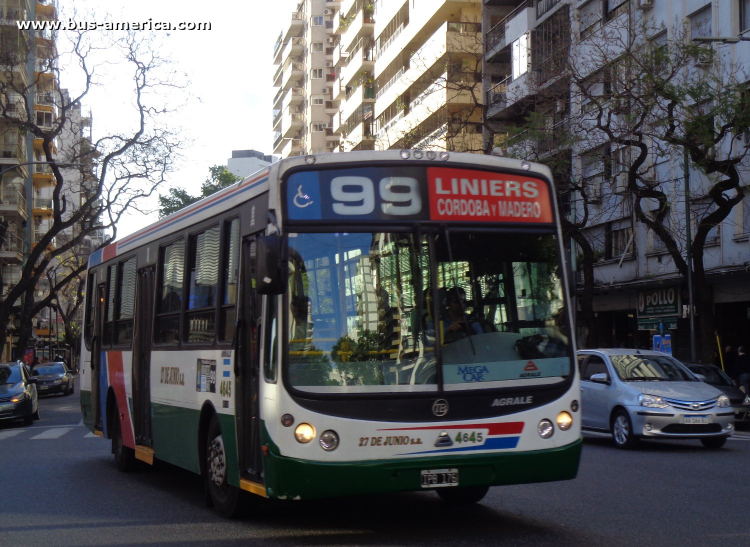 Agrale MT 15.0 LE - Todo Bus Pompeya - T. 27 de Junio
IPB 176

Línea 99 (Buenos Aires), interno 4645
