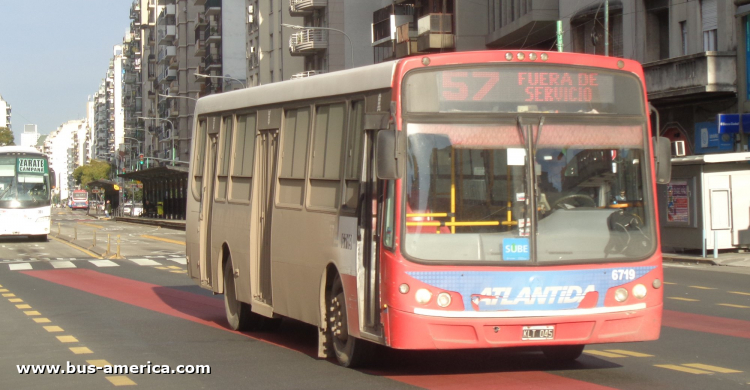 Agrale MT 15.0 LE - Todo Bus Pompeya - Atlántida
KLT 045

Línea 57 (Buenos Aires), interno 6719 [2011 - 2019]
