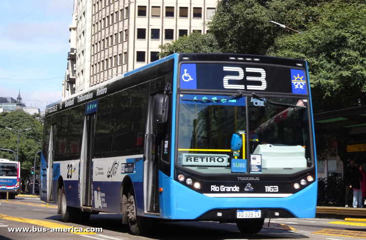 Agrale MT 15.0 LE - Todo Bus Retiro TB-44/22 - Rio Grande
AG 835 IX
[url=https://bus-america.com/galeria/displayimage.php?pid=69196]https://bus-america.com/galeria/displayimage.php?pid=69196[/url]

Línea 23 (Buenos Aires), interno 1163
