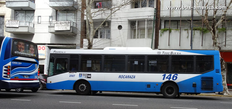 Agrale MT 15.0 LE - Todo Bus Pompeya III TB-37/20 - Rocaraza
Línea 146 (Buenos Aires), interno 2507
