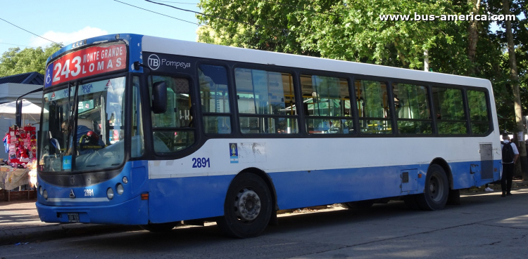 Agrale MT 15.0 LE - Todo Bus Pompeya - Exp. Lomas
JOX 938

Línea 243 (Prov. Buenos Aires), interno 2891
