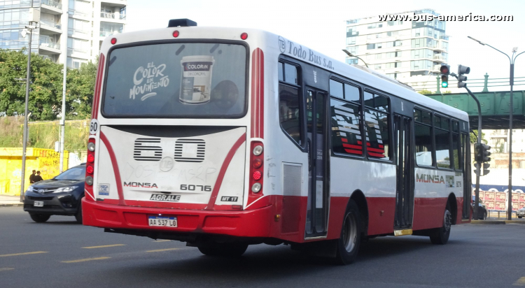 Agrale MT 17.0 LE - Todo Bus Pompeya II - MONSA
AA 537 LO

Línea 60 (Buenos Aires), interno 6076
