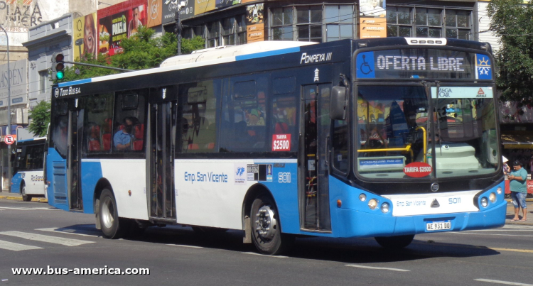 Agrale MT 17.0 LE - Todo Bus Pompeya III TB-36/19 - San Vicente
AE 931 DO
[url=https://bus-america.com/galeria/displayimage.php?pid=68410]https://bus-america.com/galeria/displayimage.php?pid=68410[/url]

Línea ¿2079IE? (Buenos Aires), interno 5011
