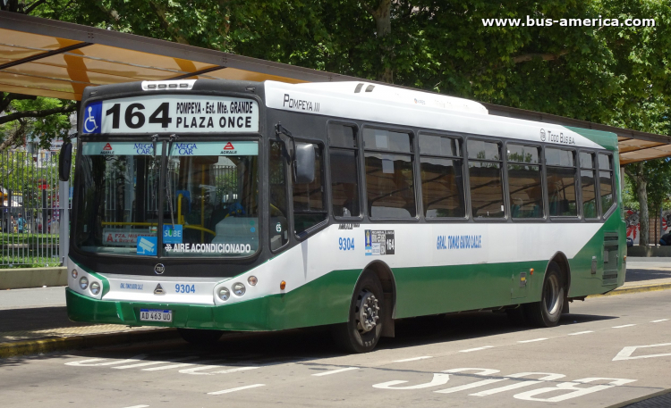 Agrale MT 17.0 LE - Todo Bus Pompeya III - Gral. Tomás Guido
AD 463 UO

Línea 164 (Buenos Aires), interno 9304
