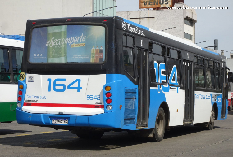 Agrale MT 17.0 LE - Todo Bus Pompeya III - Gral. Tomás Guido
AD 947 XC

Línea 164 (Buenos Aires), interno 9342
