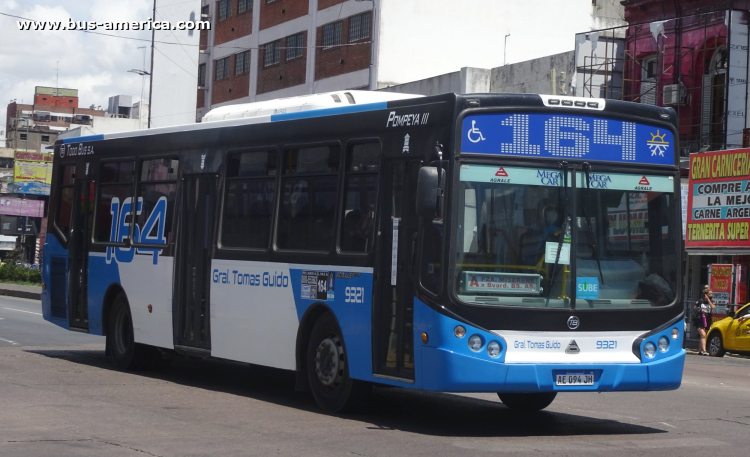 Agrale MT 17.0 LE - Todo Bus Pompeya III - Gral. Tomás Guido
AE 094 JH

Línea 164 (Buenos Aires), interno 9321
