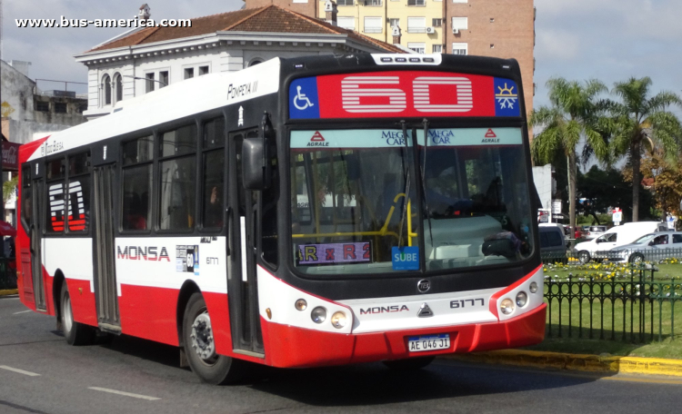 Agrale MT 17.0 LE - Todo Bus Pompeya III TB-24/16 - MONSA
AE 046 JI

Línea 60 (Buenos Aires), interno 6177
