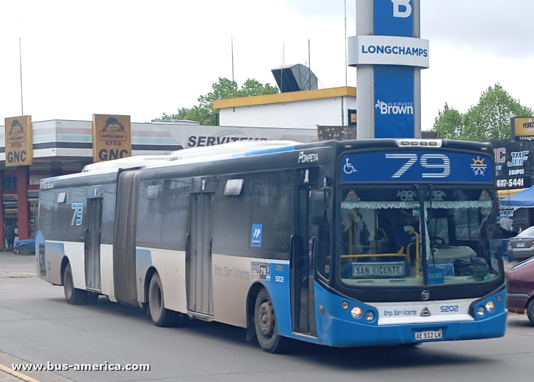 Agrale MT 27.0 LE - Todo Bus Pompeya III TB-28/17 - San Vicente
AE 512 LV

Línea 79 (Buenos Aires), interno 5202
