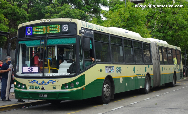 Agrale MT 27.0 LE - Todo Bus Pompeya II - EQ
PKV 639
[url=https://bus-america.com/galeria/displayimage.php?pid=55755]https://bus-america.com/galeria/displayimage.php?pid=55755[/url]

Línea 98 (Buenos Aires), interno 116
