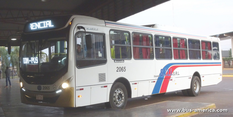 Mercedes-Benz OF 1722 - Mascarello Gran Via (para Paraguay) - SITI
HDH 376

Línea internacional Encarnación-Posadas
SITI, interno 2065
