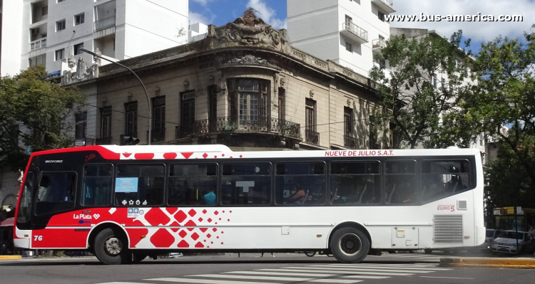 Mercedes-Benz O 500 U - Nuovobus Cittá - Oeste , Nueve de Julio
AE 377 EL

Línea Oeste 10 (504 - Pdo. La Plata), interno 76
