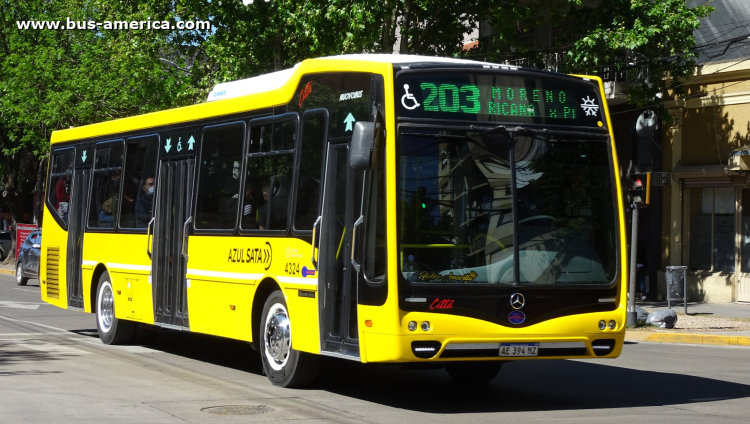 Mercedes-Benz O 500 U - Nuovobus Cittá - Azul
AE 394 MZ

Línea 203 (Prov. Buenos Aires), interno 4324
