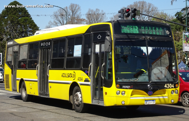 Mercedes-Benz O 500 U - Nuovobus Menghi Euro - Azul
AE 159 XM

Línea 203 (Prov. Buenos Aires), interno 4304
